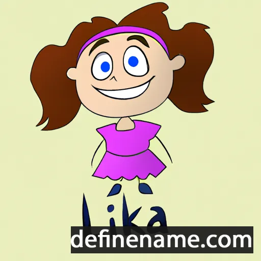 cartoon of the name Lika