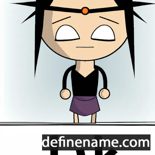 cartoon of the name Likai