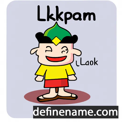 Liklam Ngakpi cartoon