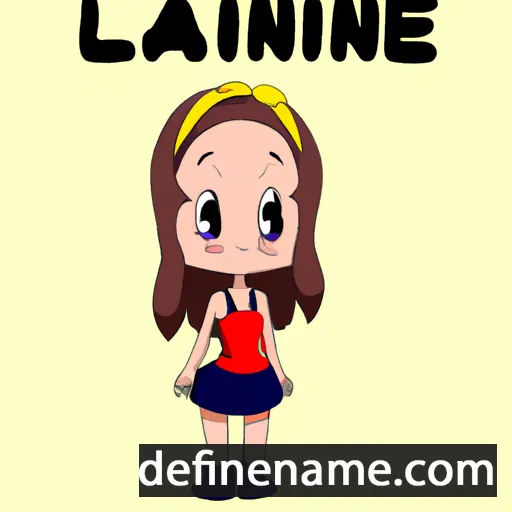 cartoon of the name Lilaine