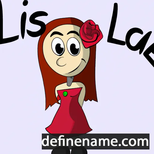 cartoon of the name Lilarose