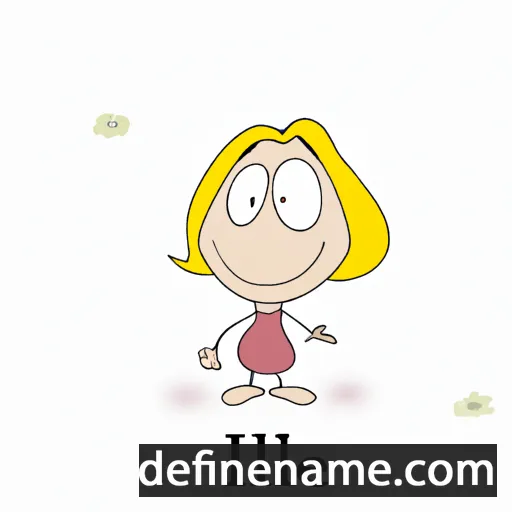 cartoon of the name Lile