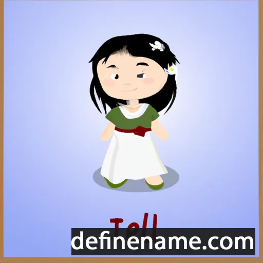 cartoon of the name Lilei