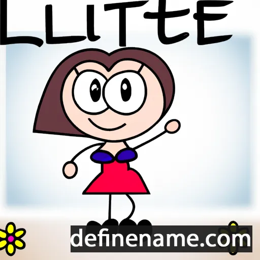 cartoon of the name Lilette