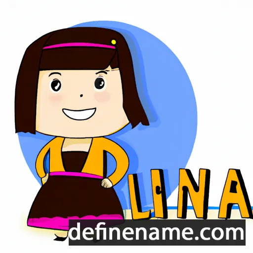 cartoon of the name Lína