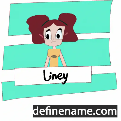 cartoon of the name Líney