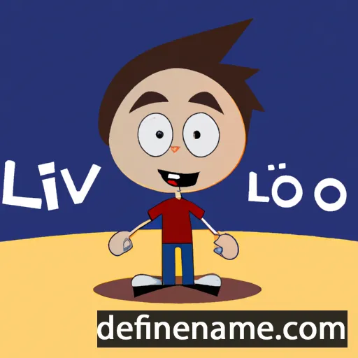 cartoon of the name Lívio