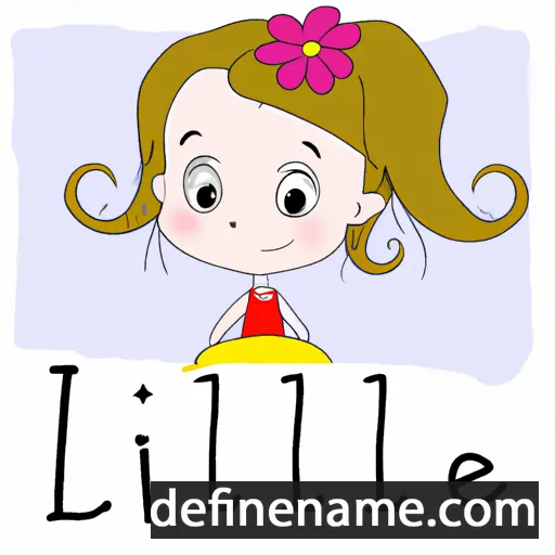 cartoon of the name Lilibelle