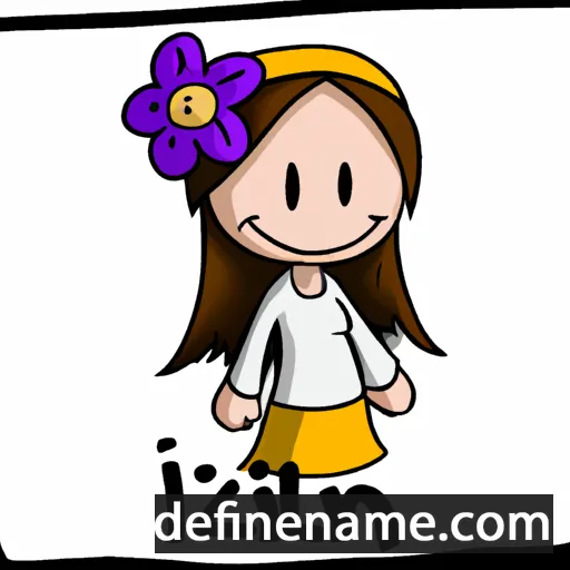 cartoon of the name Lilien