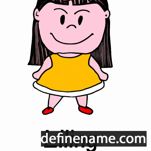 cartoon of the name Liling