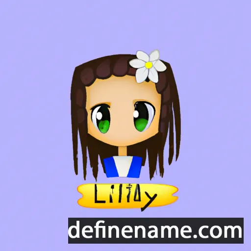 cartoon of the name Liliyah