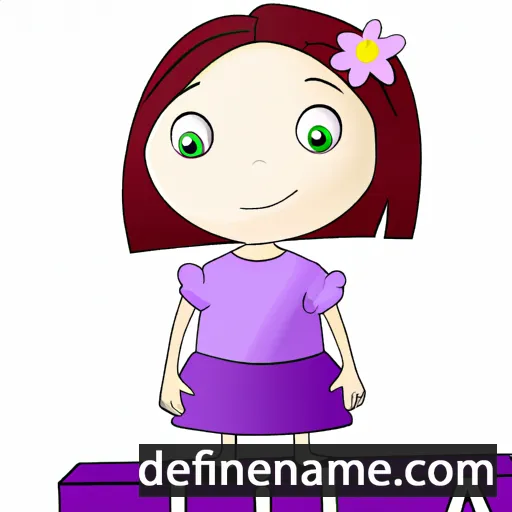 cartoon of the name Lilla