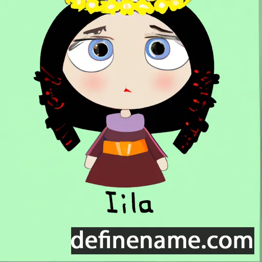 cartoon of the name Lillai