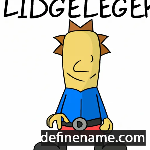 cartoon of the name Lillegerd