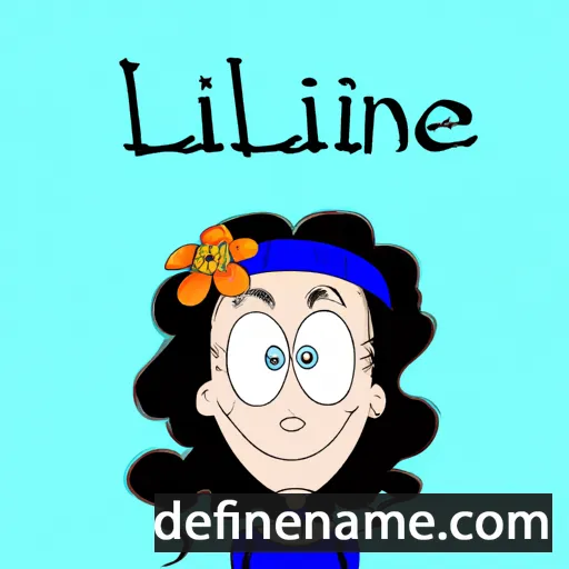 cartoon of the name Lilliane