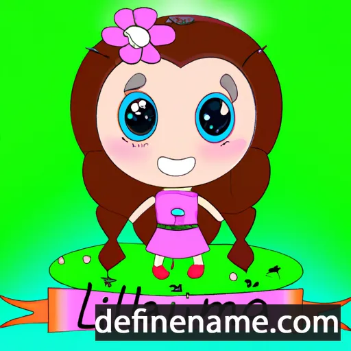 cartoon of the name Lillianna