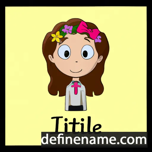 cartoon of the name Lilliette