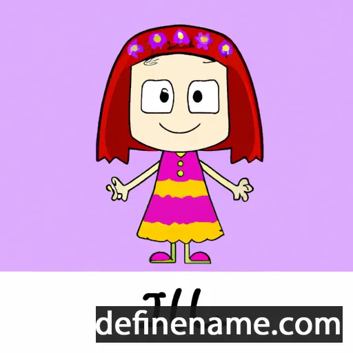 cartoon of the name Lillivi