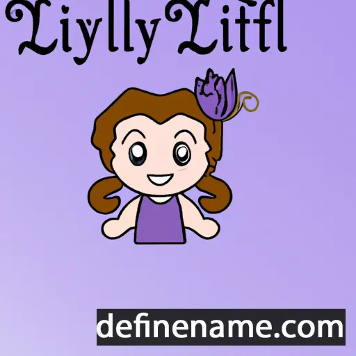 cartoon of the name Lillyth