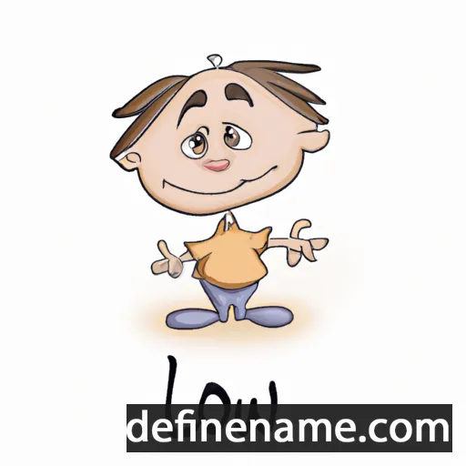 cartoon of the name Lilow