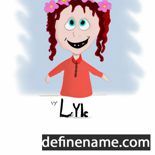 cartoon of the name Liloye