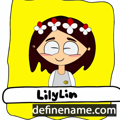 cartoon of the name Lilyan