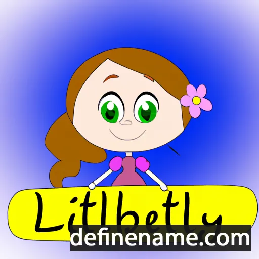 cartoon of the name Lilybeth