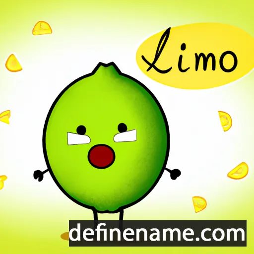 cartoon of the name Limao