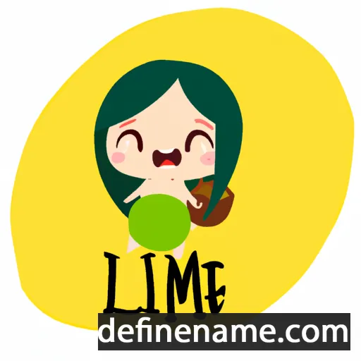 cartoon of the name Limei