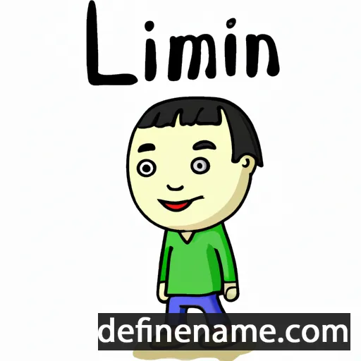 cartoon of the name Limin