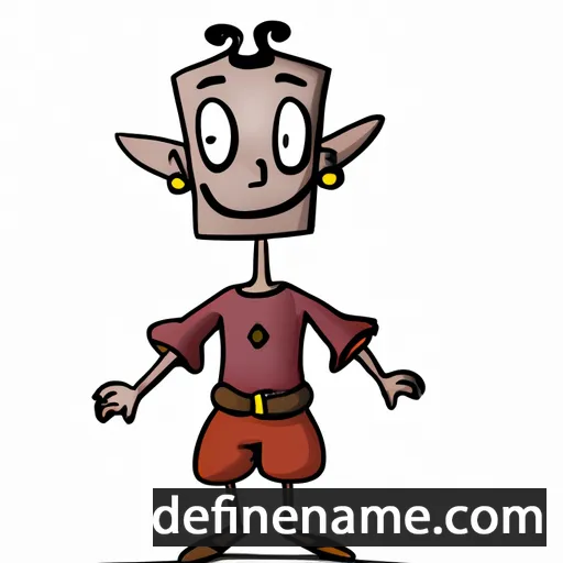 cartoon of the name Linaldu