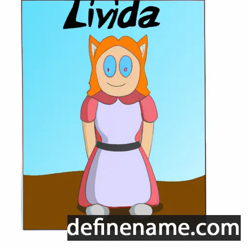 cartoon of the name Lindalva