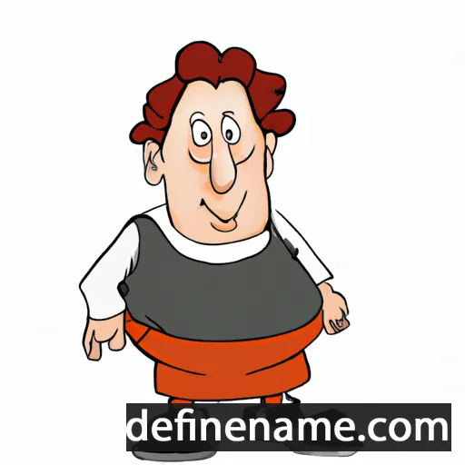 cartoon of the name Lindberg