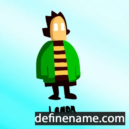 cartoon of the name Lindomar