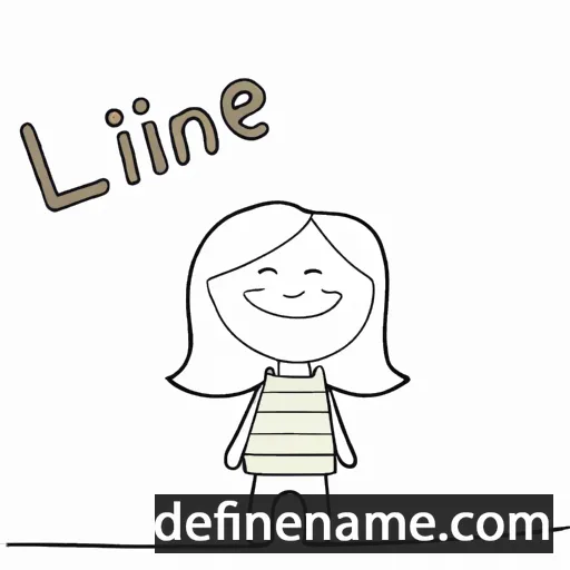 cartoon of the name Line