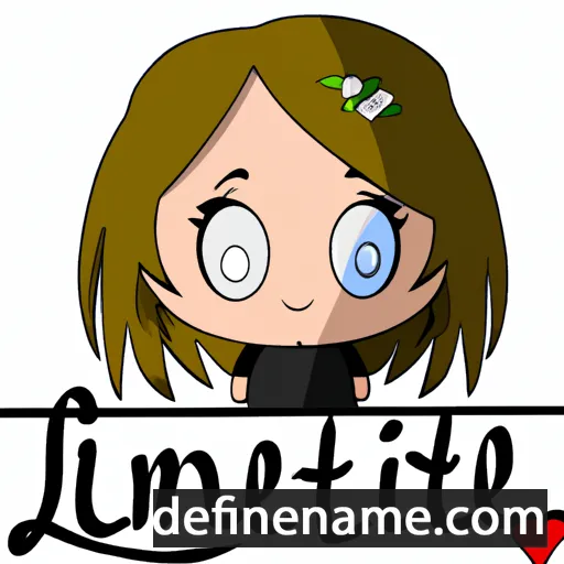 cartoon of the name Linette