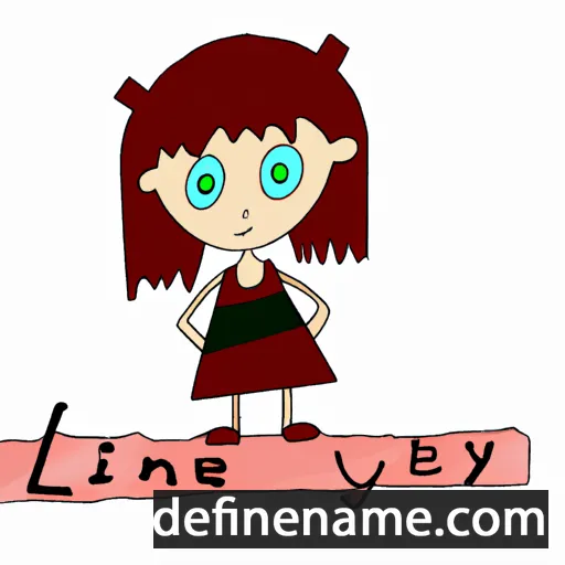 cartoon of the name Liney