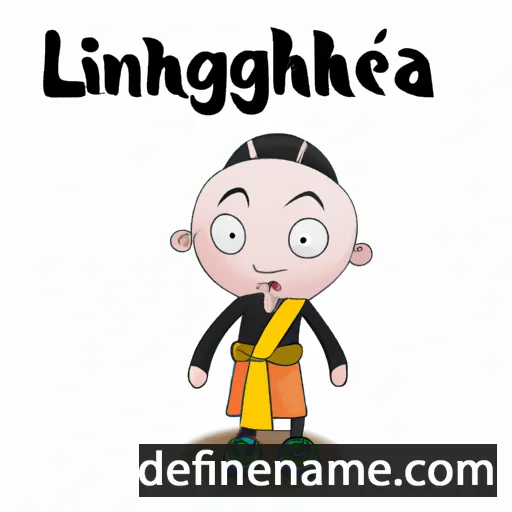 cartoon of the name Lingjenkhonba