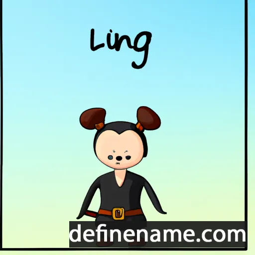 cartoon of the name Lingný