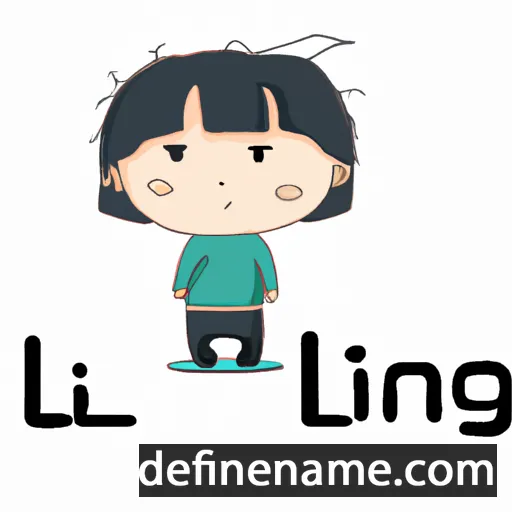 cartoon of the name Linli