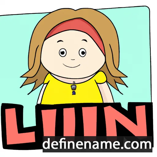 cartoon of the name Linn