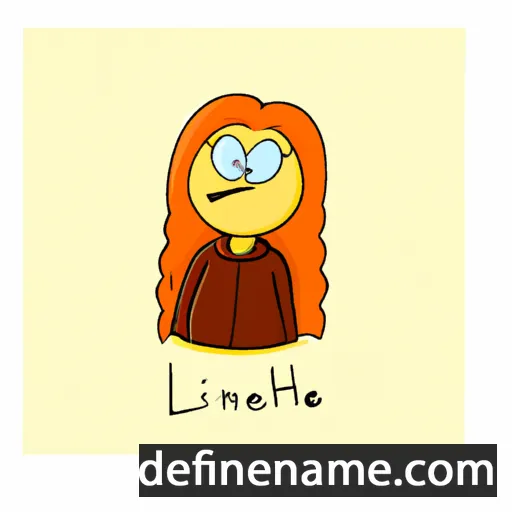 cartoon of the name Linnethea