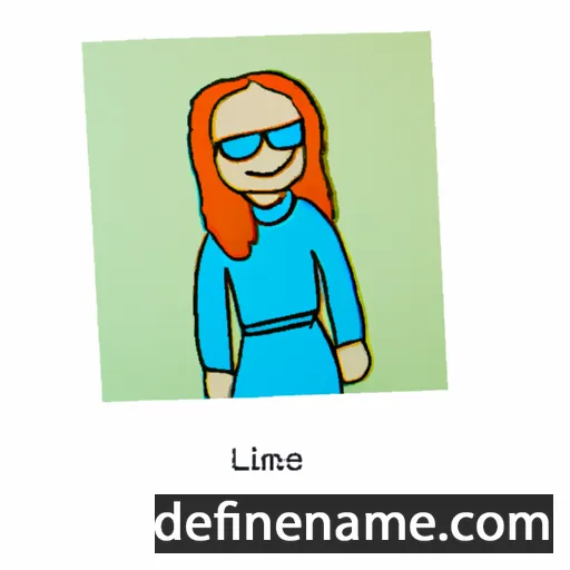 cartoon of the name Linnethia