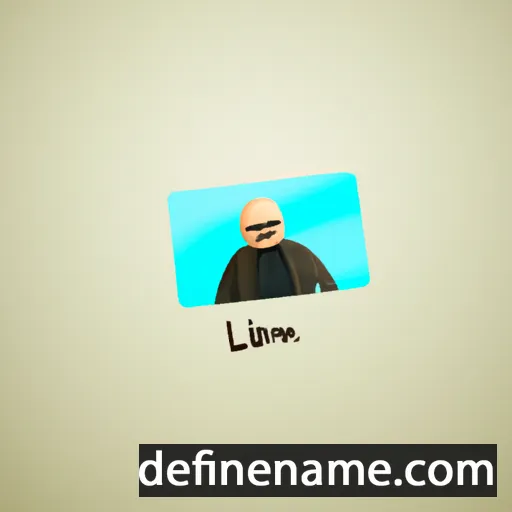 cartoon of the name Linoam