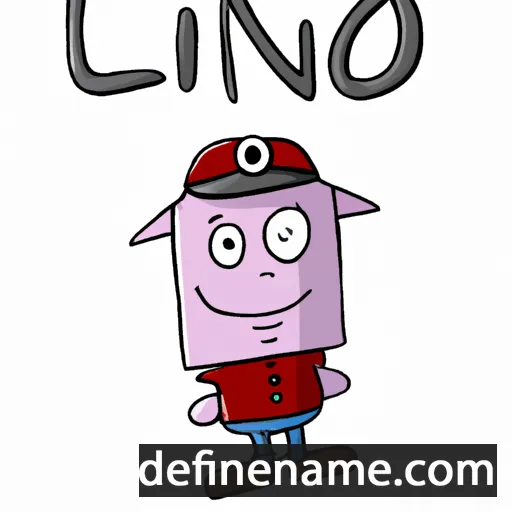 cartoon of the name Linot