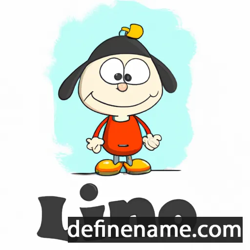 cartoon of the name Linu