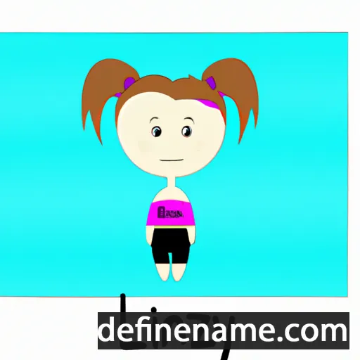 cartoon of the name Linzy