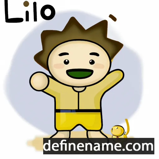 cartoon of the name Lio