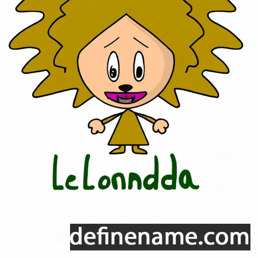 cartoon of the name Lionedda