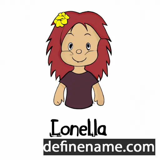 cartoon of the name Lionella